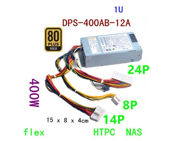 Delta 400W 80-Plus Gold Flex 1U Power Supply: $424.10 Delta 400W 80-Plus Gold Flex 1U Power Supply: $424.10