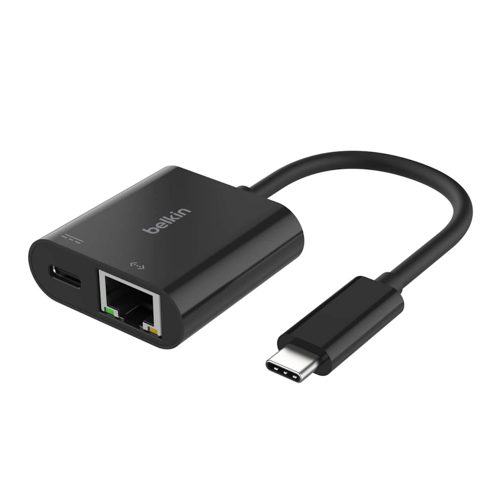 Belkin USB-C to Ethernet and 100W Power Delivery Adapter: $31.99 Belkin USB-C to Ethernet and 100W Power Delivery Adapter: $31.99
