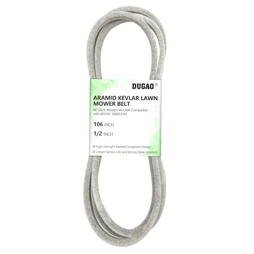Dugao 405143 Lawn Tractor 46-inch Mower Deck Belt: $8.07 Dugao 405143 Lawn Tractor 46-inch Mower Deck Belt: $8.07