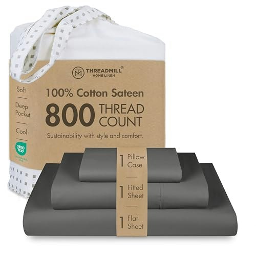 Threadmill 800 Thread Count Cotton Twin Sheet Set: $65.44 Threadmill 800 Thread Count Cotton Twin Sheet Set: $65.44