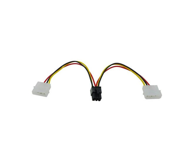 4-Pin Molex to 6-Pin PCI-E Power Adapter Cable: $9.39 4-Pin Molex to 6-Pin PCI-E Power Adapter Cable: $9.39