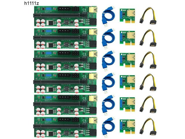 PCIE X16 010X Riser Card Adapter 6-Pack: $81.48 PCIE X16 010X Riser Card Adapter 6-Pack: $81.48