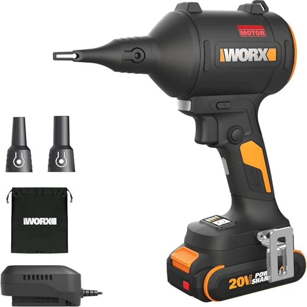 Worx Nitro 20V Cordless Duster, Inflator, and Shop Blower: $99.99