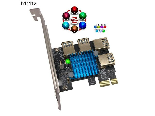 PCIe 1-to-4 USB 3.0 Riser Hub: $47.59 PCIe 1-to-4 USB 3.0 Riser Hub: $47.59