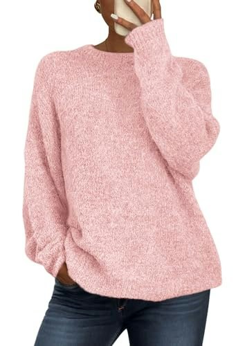 Prettygarden Women's Long Sleeve Oversized Pullover Sweater: $29.99 Prettygarden Women's Long Sleeve Oversized Pullover Sweater: $29.99