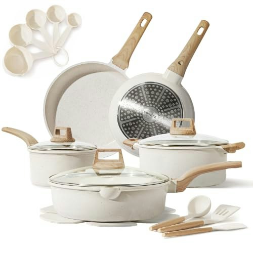 Carote 20-Piece Nonstick Cookware Set: $69.98 Carote 20-Piece Nonstick Cookware Set: $69.98