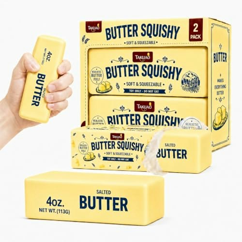 5.5-Inch Butter Squishy Toy 2-Pack: $6.05