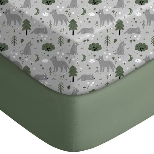 Yoofoss Baby Crib Sheets 2-Pack: $12.74