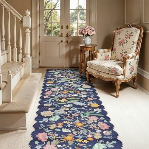 2' x 8' Washable Non-Slip Floral Runner Rug: $29.98 2' x 8' Washable Non-Slip Floral Runner Rug: $29.98