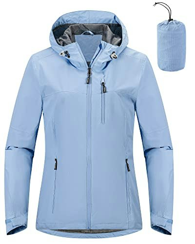 Outdoor Ventures Women's Packable Waterproof Rain Jacket: $51.19