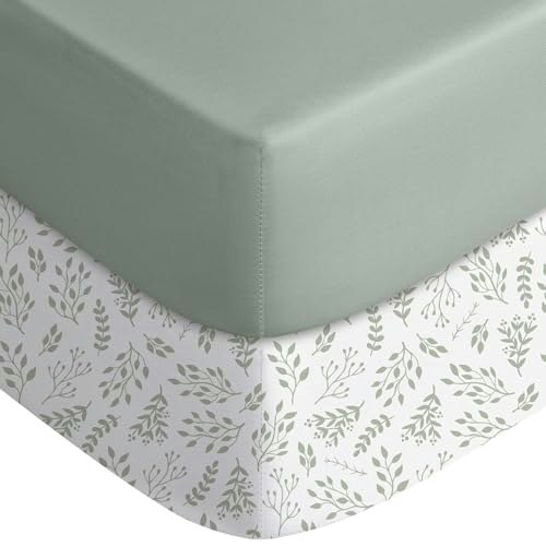 Yoofoss 38"x26" Pack and Play Fitted Sheets 2-Pack: $11.89