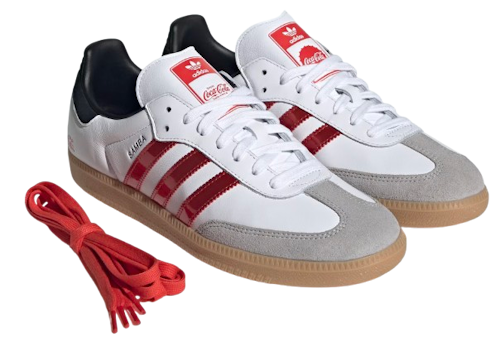 adidas x Coca-Cola Men's or Women's Samba OG Leather Shoes for $55 + free shipping