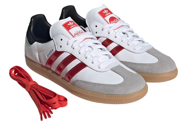 adidas x Coca-Cola Men's or Women's Samba OG Leather Shoes: $55
