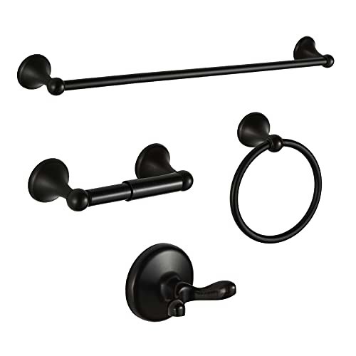 BGL 4-Piece Oil-Rubbed Bronze Bathroom Hardware Set: $32.99 BGL 4-Piece Oil-Rubbed Bronze Bathroom Hardware Set: $32.99
