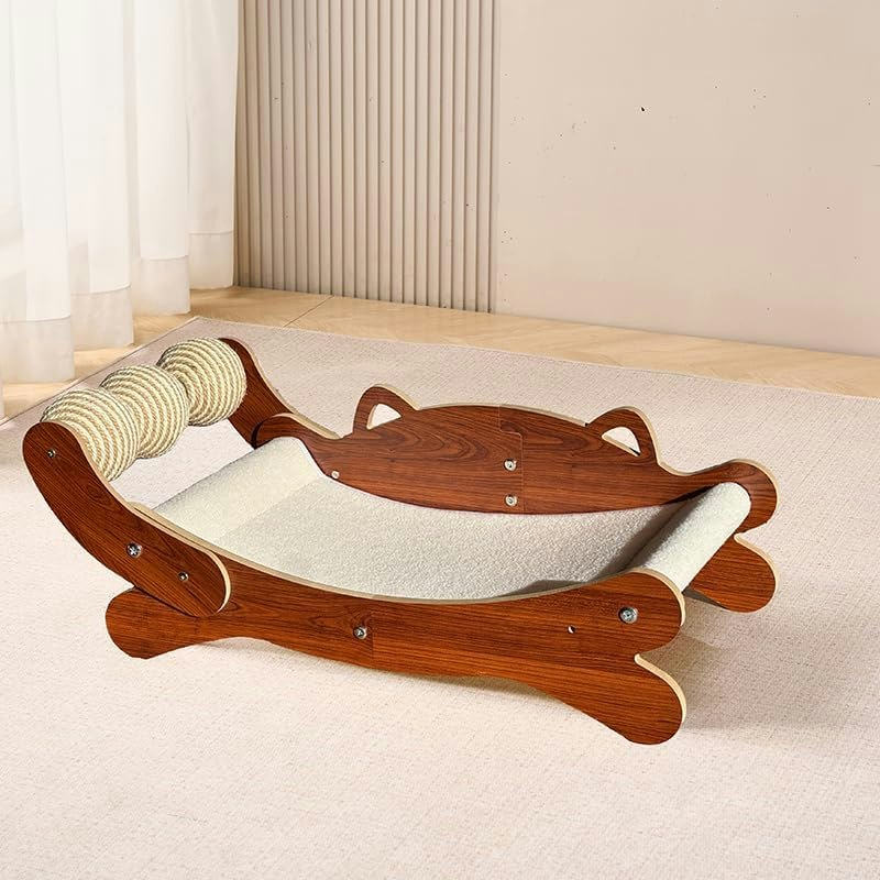 Large Cat Scratcher Bed w/ Extra Pad: $16