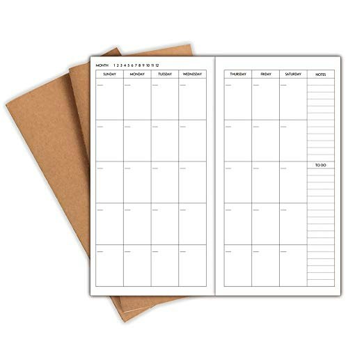 Nokingo 4.25"x8.25" Travelers Notebook Calendar Insert 3-Pack: $9.99 Nokingo 4.25"x8.25" Travelers Notebook Calendar Insert 3-Pack: $9.99