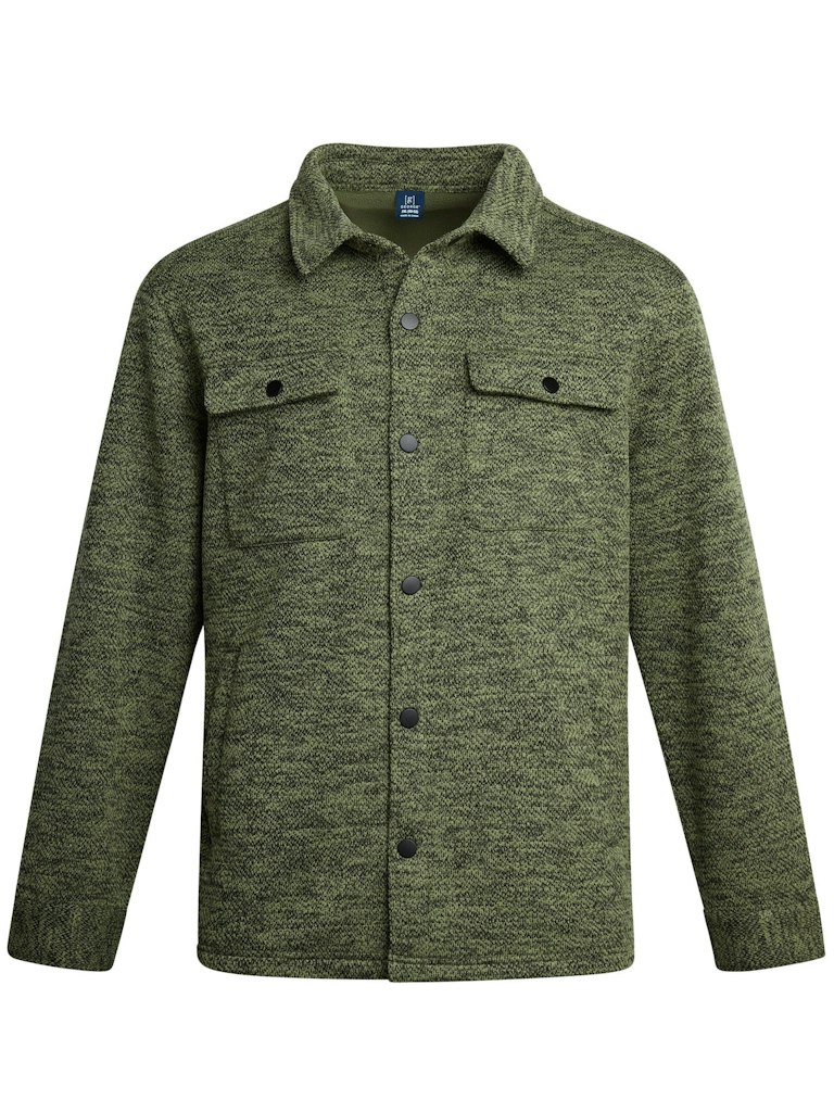 George Men's Knit Fleece Shirt Jacket: $13