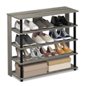 Furinno Turn-N-Tube 5-Tier Shoe Rack for $20 + free shipping w/ Prime