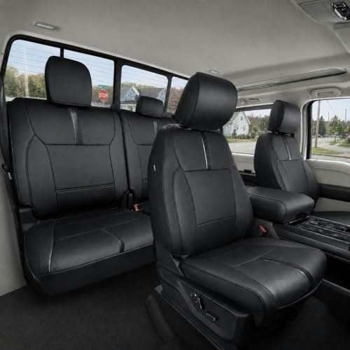 CreekT Full Set Seat Covers for Ford F150 Super Crew and Crew Cab: $199.99