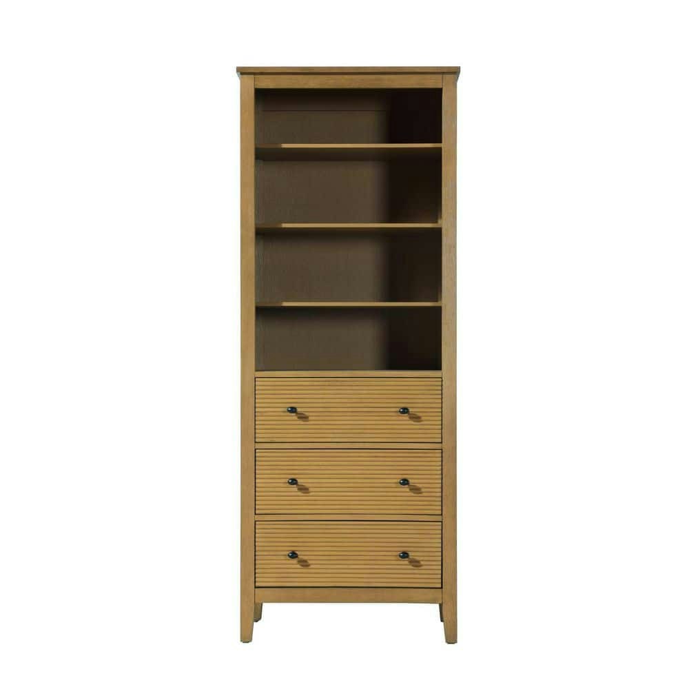 28-Inch Wide Honey Teak Freestanding Linen Cabinet: $900 28-Inch Wide Honey Teak Freestanding Linen Cabinet: $900