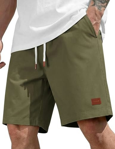 Coofandy Men's 9-Inch Cotton Chino Shorts: $14.98 Coofandy Men's 9-Inch Cotton Chino Shorts: $14.98