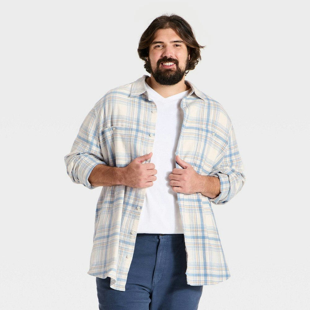 Goodfellow & Co. Men's Big & Tall Vintage Flannel Shirt: $25 Goodfellow & Co. Men's Big & Tall Vintage Flannel Shirt: $25