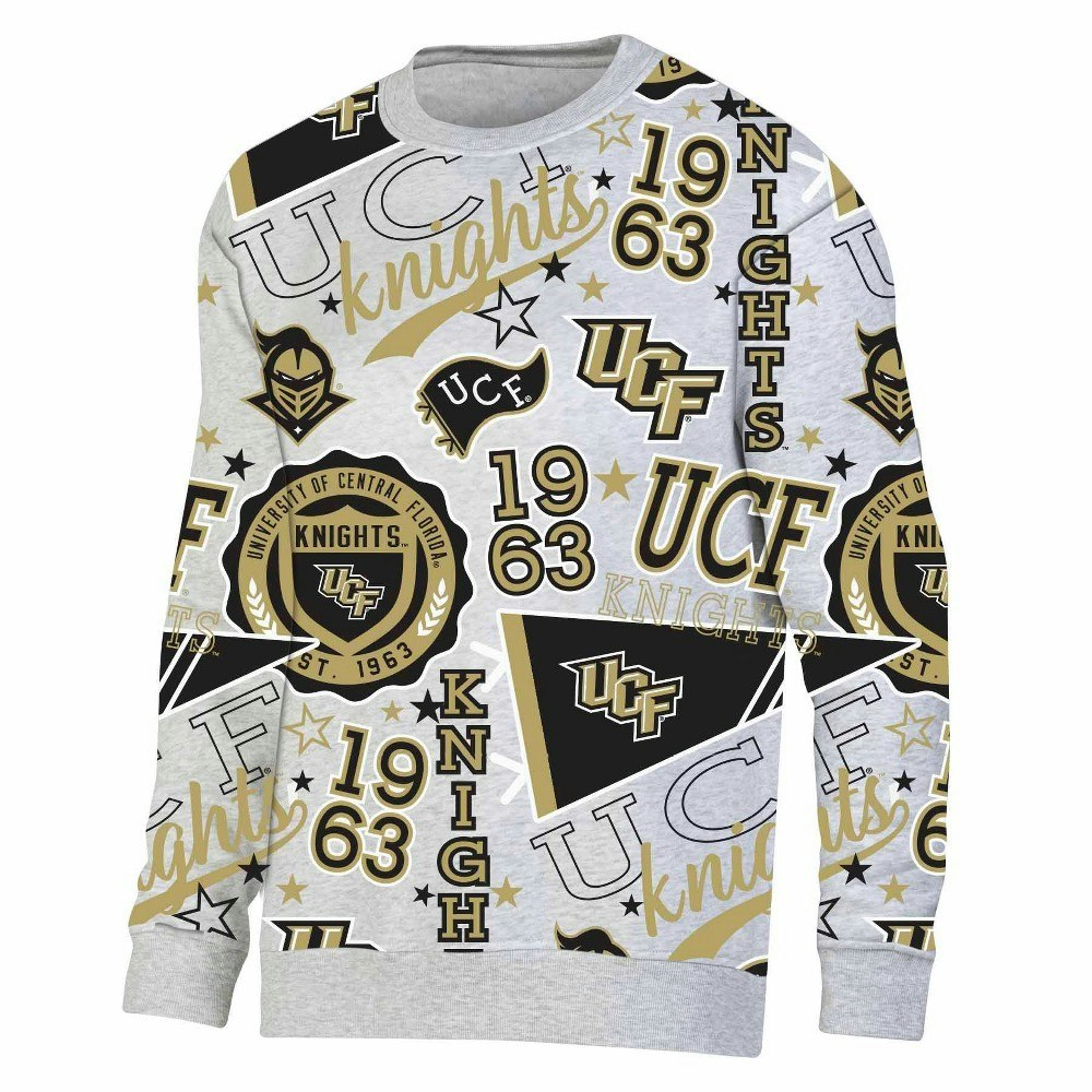 UCF Knights All Over Ash Crew Neck Sweatshirt: $44.99 UCF Knights All Over Ash Crew Neck Sweatshirt: $44.99