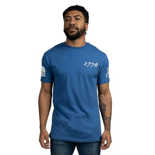 Grunt Style Men's American 1776 Flag Graphic T-Shirt: $23.99