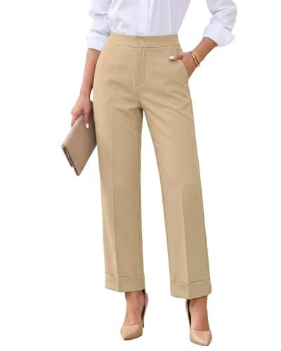 Grapent Women's Straight Leg Dress Pants: $23.71 Grapent Women's Straight Leg Dress Pants: $23.71