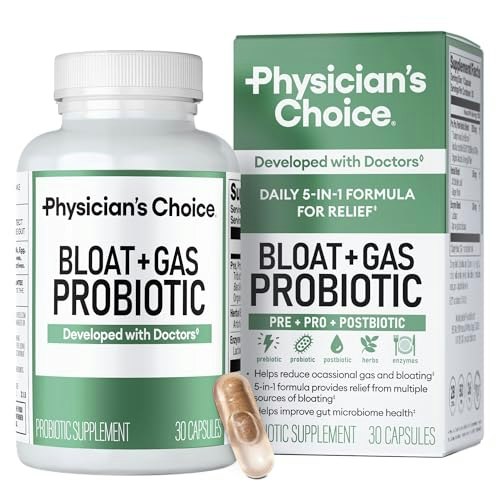 Physician's Choice Bloat & Gas Probiotic 30-Count Bottle: $33.97 Physician's Choice Bloat & Gas Probiotic 30-Count Bottle: $33.97