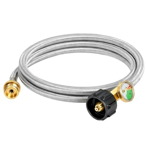 Shinestar 6-Foot Propane Hose Adapter 1lb to 20lb with Gauge: $18.60 Shinestar 6-Foot Propane Hose Adapter 1lb to 20lb with Gauge: $18.60