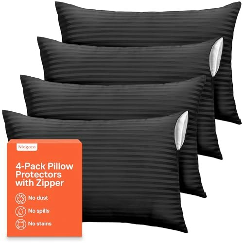 Ultra Soft Striped Pillow Protectors 4-Pack: $13.59 Ultra Soft Striped Pillow Protectors 4-Pack: $13.59