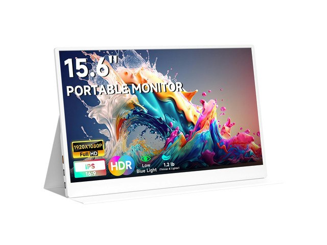 15.6-inch 1080p FHD HDR IPS Portable Monitor: $77.99 15.6-inch 1080p FHD HDR IPS Portable Monitor: $77.99