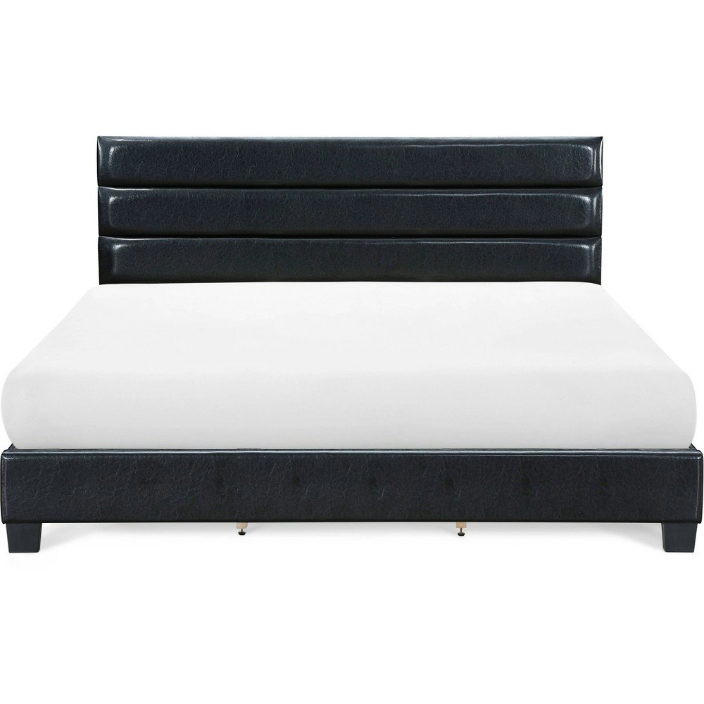 ClickDecor King Hudson Upholstered Leather Bed: $252.99 ClickDecor King Hudson Upholstered Leather Bed: $252.99