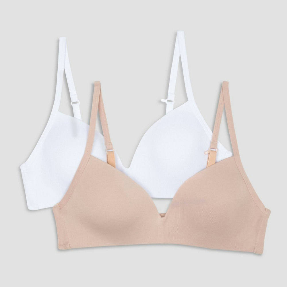 Hanes Girls' Wire-Free Bra 2-Pack: $14.99 Hanes Girls' Wire-Free Bra 2-Pack: $14.99