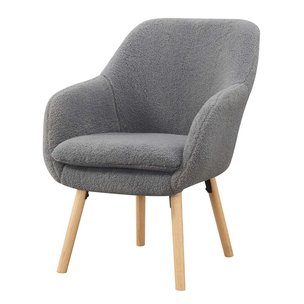 Breighton Home Charlotte Faux Shearling Accent Chair: $158.99 Breighton Home Charlotte Faux Shearling Accent Chair: $158.99