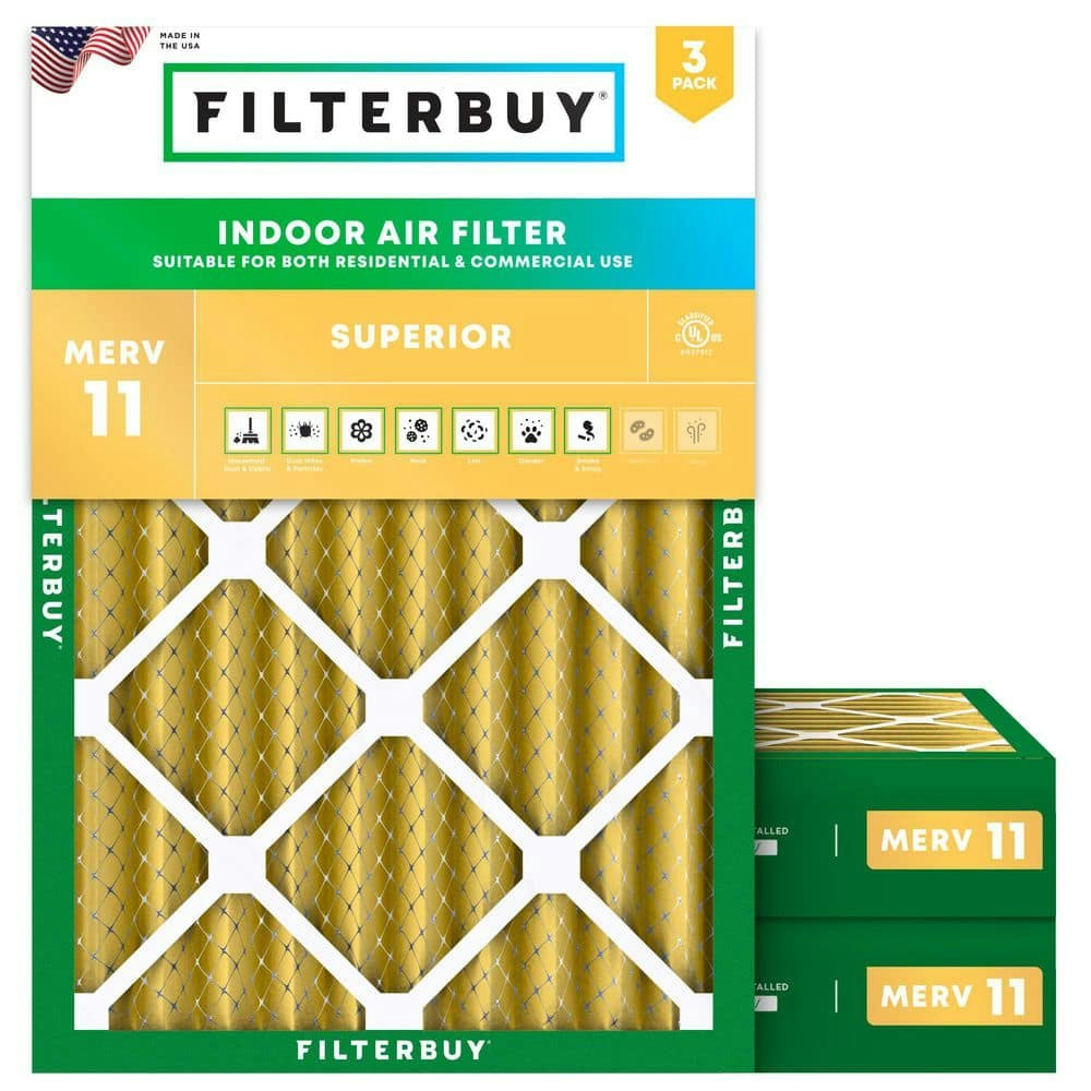 8" x 14" x 4" MERV 11 Allergen Defense HVAC Air Filter 3-Pack: $65.97 8" x 14" x 4" MERV 11 Allergen Defense HVAC Air Filter 3-Pack: $65.97