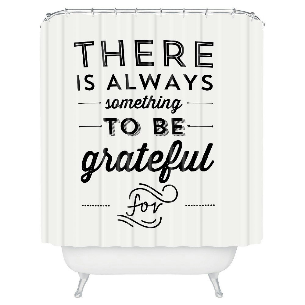 Allyson Johnson Something To Be Grateful For Shower Curtain: $68.99