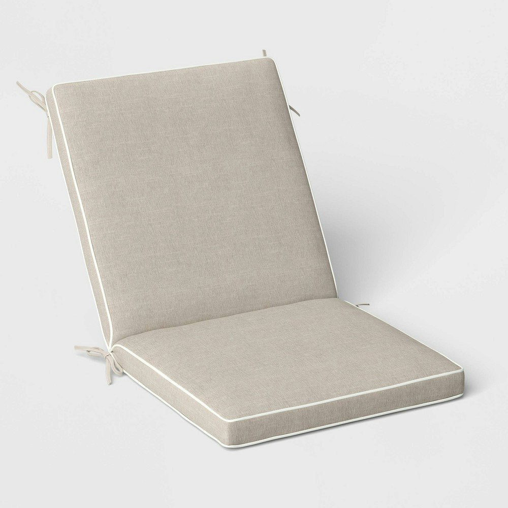 Threshold Designed with Studio McGee 21"x23" Solid Outdoor Chair Cushion: $30