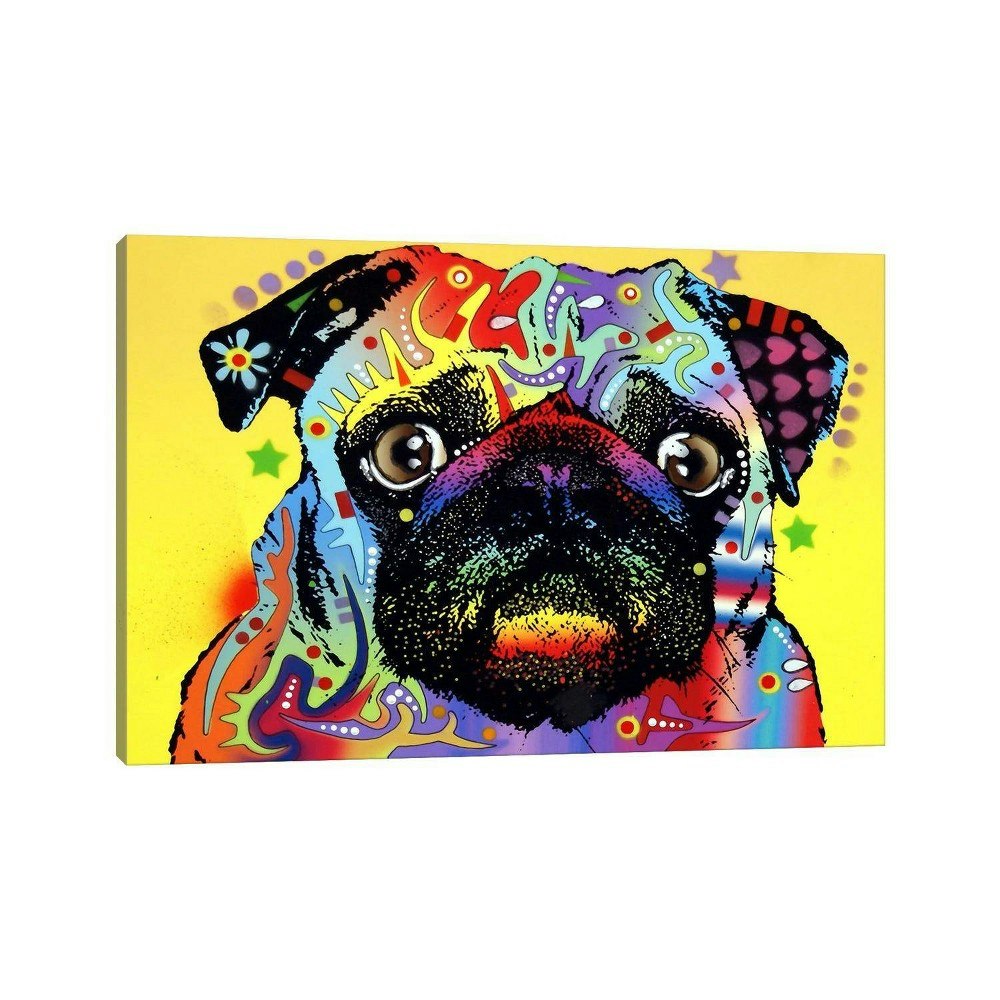 18" x 26" Pug by Dean Russo Wall Canvas: $58.99 18" x 26" Pug by Dean Russo Wall Canvas: $58.99