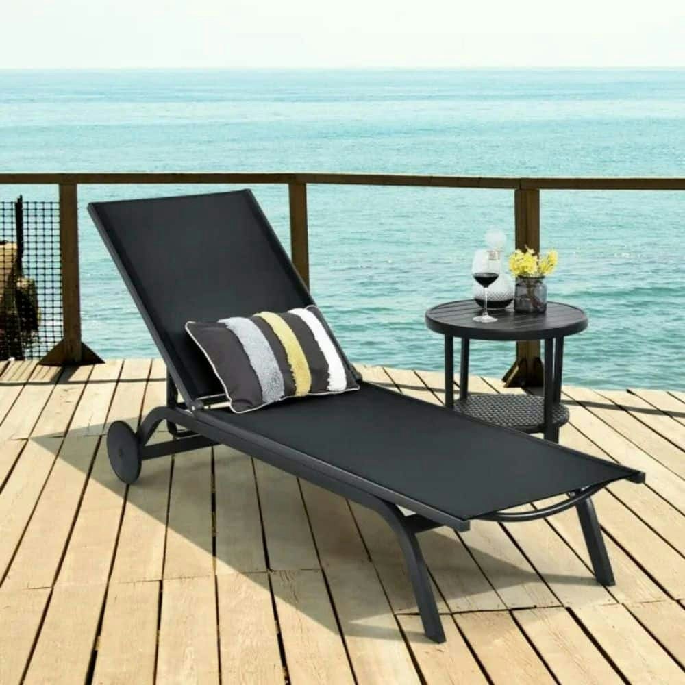 6-Position Adjustable Fabric Patio Recliner Chair: $299.99 6-Position Adjustable Fabric Patio Recliner Chair: $299.99