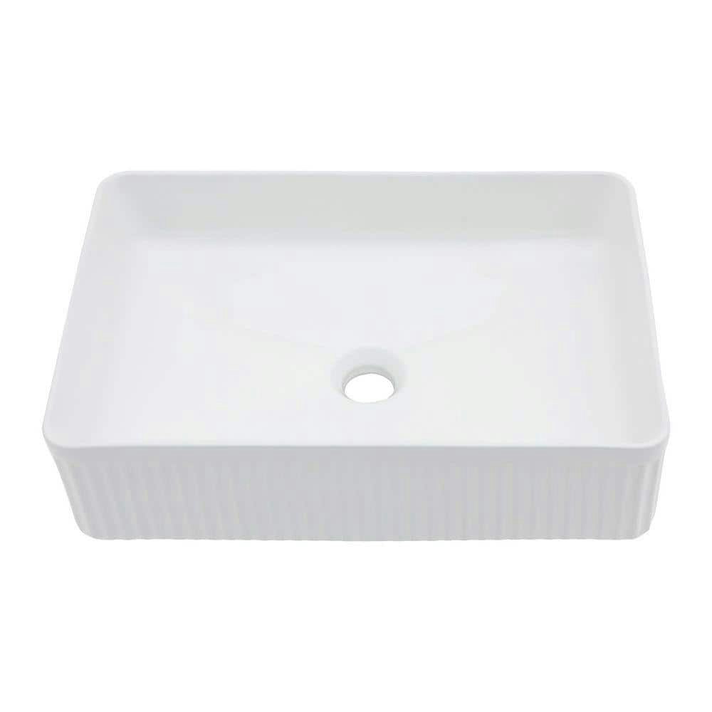 19.63-Inch Rectangular Ceramic Vessel Bathroom Sink: $110.15 19.63-Inch Rectangular Ceramic Vessel Bathroom Sink: $110.15