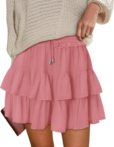Onlypuff Women's Flowy Ruffle Skort: $28.04 Onlypuff Women's Flowy Ruffle Skort: $28.04