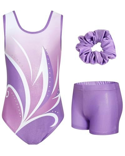 JiAmy Girls Gymnastics Leotard 3-Pack: $12.74 JiAmy Girls Gymnastics Leotard 3-Pack: $12.74