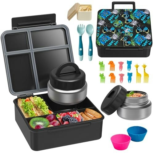 Bento Lunch Box with 9.5-oz. Food Jar and Accessories: $23.98 Bento Lunch Box with 9.5-oz. Food Jar and Accessories: $23.98