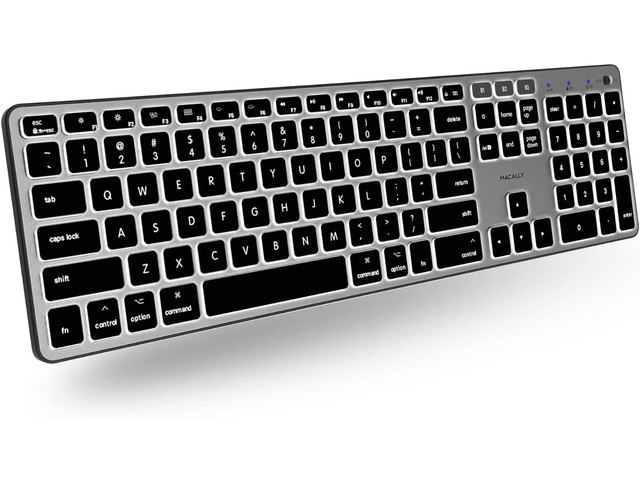 Macally Backlit Wireless Bluetooth Keyboard for Mac: $98.82