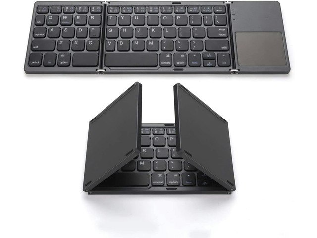 Foldable Wireless Bluetooth Keyboard with Touchpad: $44.83 Foldable Wireless Bluetooth Keyboard with Touchpad: $44.83