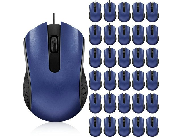 Bonuci 3-Button USB Wired Mouse 30-Pack: $78.97