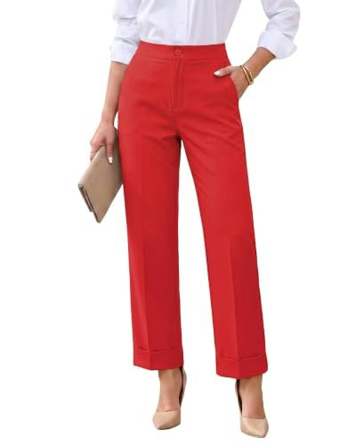 Grapent Women's Straight Leg Dress Pants: $23.71 Grapent Women's Straight Leg Dress Pants: $23.71