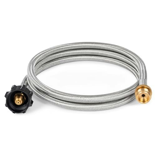 Shinestar 6-Foot Stainless Steel Braided Propane Tank Hose Adapter: $18.69 Shinestar 6-Foot Stainless Steel Braided Propane Tank Hose Adapter: $18.69